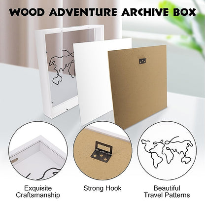 Explorer Memory Box Keepsake Picture Frame Wall Table V63-931841