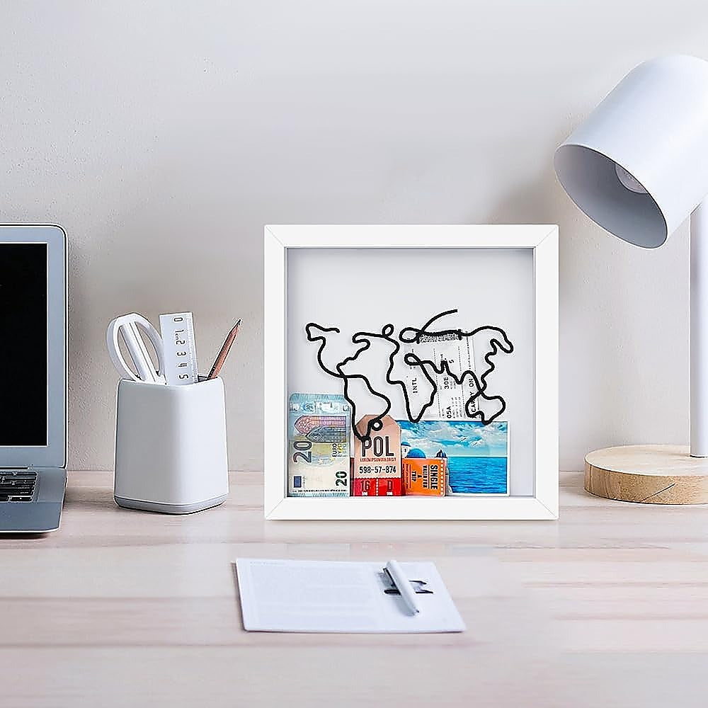 Explorer Memory Box Keepsake Picture Frame Wall Table V63-931841