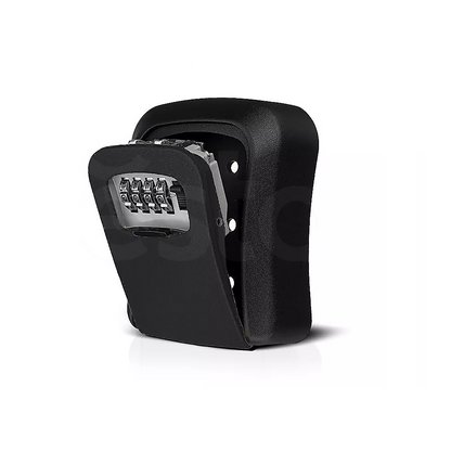 Lock Box Key Safe 4 Combination Outdoor Security Wall Mounted Weather Resistant Key Storage Box V63-931891