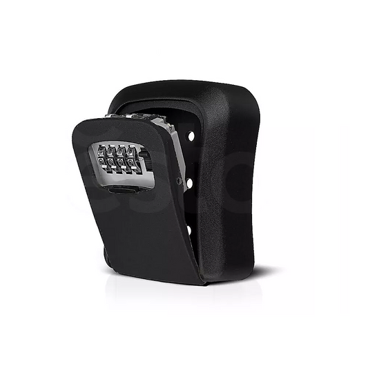 Lock Box Key Safe 4 Combination Outdoor Security Wall Mounted Weather Resistant Key Storage Box V63-931891