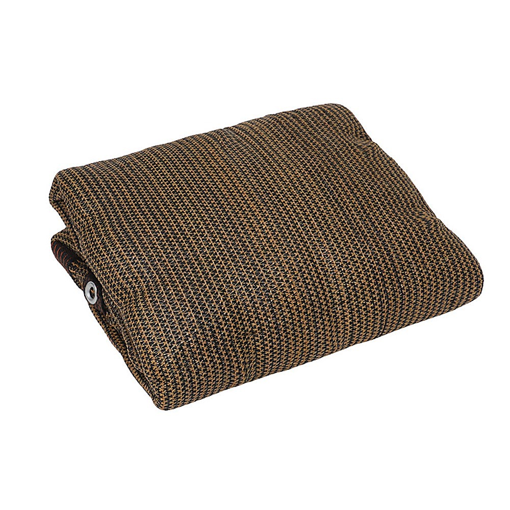 15m x 2m Fence Windscreen Privacy Screen Shade Cover Coffee Fabric Mesh Garden V63-931951