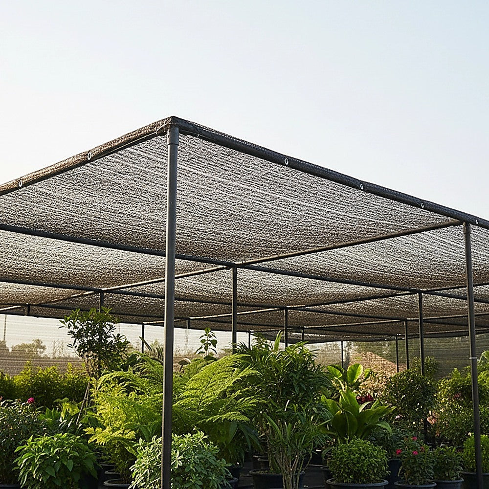 20m x 2m Fence Windscreen Privacy Screen Shade Cover Coffee Fabric Mesh Garden V63-931961