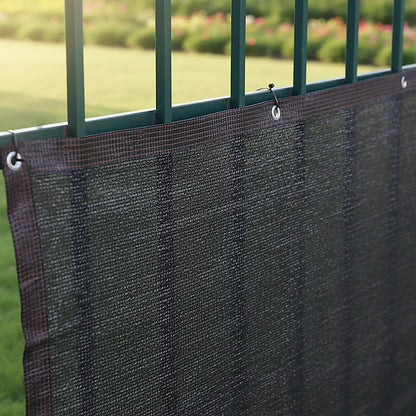 20m x 2m Fence Windscreen Privacy Screen Shade Cover Black Fabric Mesh Garden V63-931971
