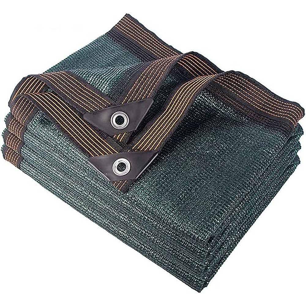 15m x 2m Fence Windscreen Privacy Screen Shade Cover Dark Green Fabric Mesh Garden V63-931981