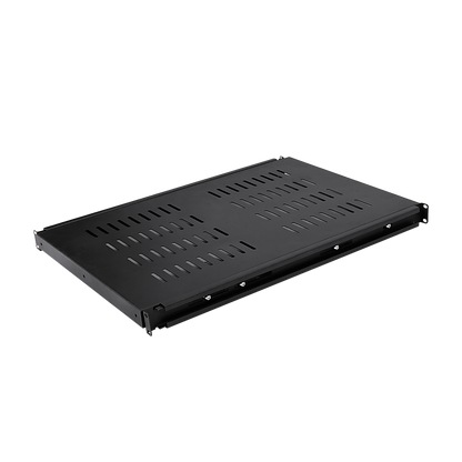 1U Sliding Server Rack Shelf 26 Inch Deep Vented for 19 Inch Cabinet V63-932021