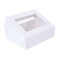 50pcs Cupcake Boxes 12-Hole Laminated Clear Window Face Boxes Favour V63-932041