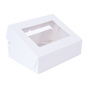50pcs Cupcake Boxes 12-Hole Laminated Clear Window Face Boxes Favour V63-932041
