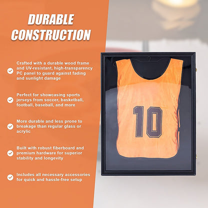 Jersey Display Frame Case 590 x 790 x 40mm Lockable JBox V63-932101