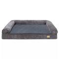 XL Large Orthopedic Dog Bed 3-Side Comfort Bolster Padded Calming Mattress Bed V63-932121