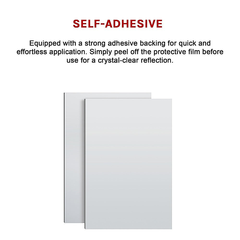 MIRROR Acrylic Sheet Perspex Sheet Panel 2pc/set 900mm x 600mm x 3mm V63-932131