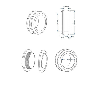 90cm Frameless Diamond Shower Screen - Gold F-Brackets with Durable Brass Hinges V63-932201