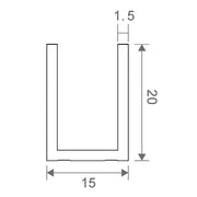90cm Frameless Diamond Shower Screen with White Channels and Brass Hinges V63-932811