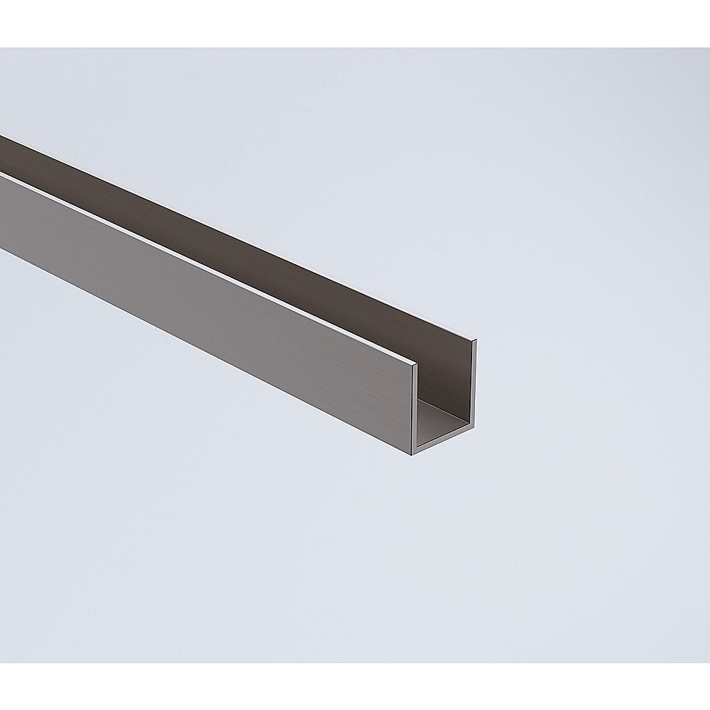 90cm Frameless Diamond Shower Screen with Gunmetal Channels and Brass Hinges V63-932831
