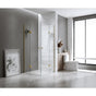 90x90cm Double Door Corner Shower with Black Channels and SS Hinges V63-948871