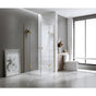 90x100cm Double Door Corner Shower with Black Channels and SS Hinges V63-949591