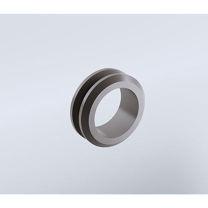 100x110cm Double Door Corner Shower - Gunmetal U-Brackets with SS Hinges for Contemporary Bathrooms V63-950051