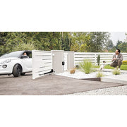 400KG Single Swing Auto Motor Remote Gate Opener With 20W Mono Backup Solar V63-952121