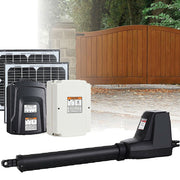 400KG Single Swing Auto Motor Remote Gate Opener With 20W Mono Backup Solar V63-952121