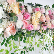 1M Artificial Flower Runner Arrangement Panel Wall Rose DIY Wedding Party Decor V63-952131