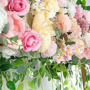 1M Artificial Flower Runner Arrangement Panel Wall Rose DIY Wedding Party Decor V63-952131