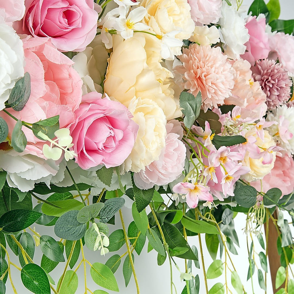 1M Artificial Flower Runner Arrangement Panel Wall Rose DIY Wedding Party Decor V63-952131
