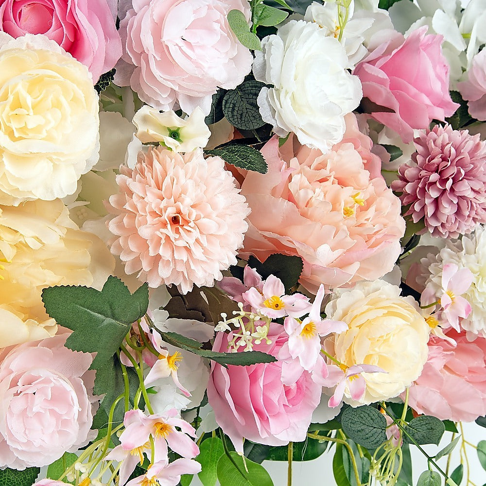 1M Artificial Flower Runner Arrangement Panel Wall Rose DIY Wedding Party Decor V63-952131
