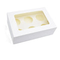 Cupcake Box 6 Holes Window Cake Party Favour 100 Boxes V63-952141