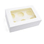 Cupcake Box 6 Holes Window Cake Party Favour 100 Boxes V63-952141