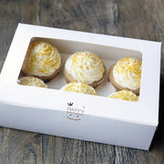 Cupcake Box 6 Holes Window Cake Party Favour 100 Boxes V63-952141