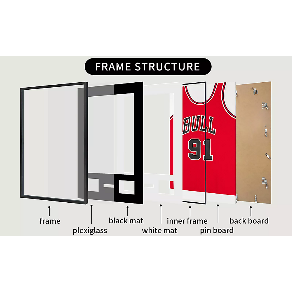 Frame Wall Decor Photo Souvenir Collect Display Case V63-952161