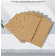 50 x Brown Kraft Envelopes for Wedding Cards Rustic Invitation Mailing Envelopes for Special Events V63-952181