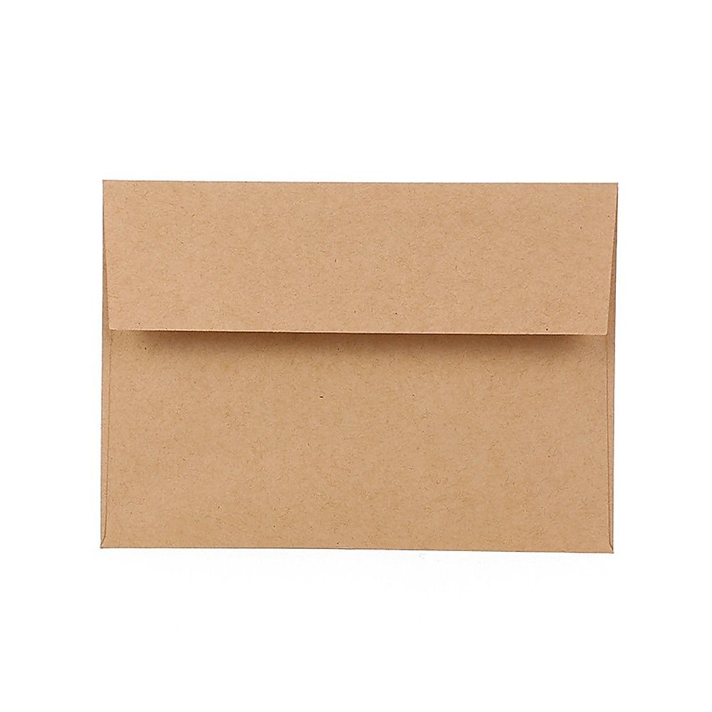 50 x Brown Kraft Envelopes for Wedding Cards Rustic Invitation Mailing Envelopes for Special Events V63-952181