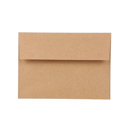 50 x Brown Kraft Envelopes for Wedding Cards Rustic Invitation Mailing Envelopes for Special Events V63-952181