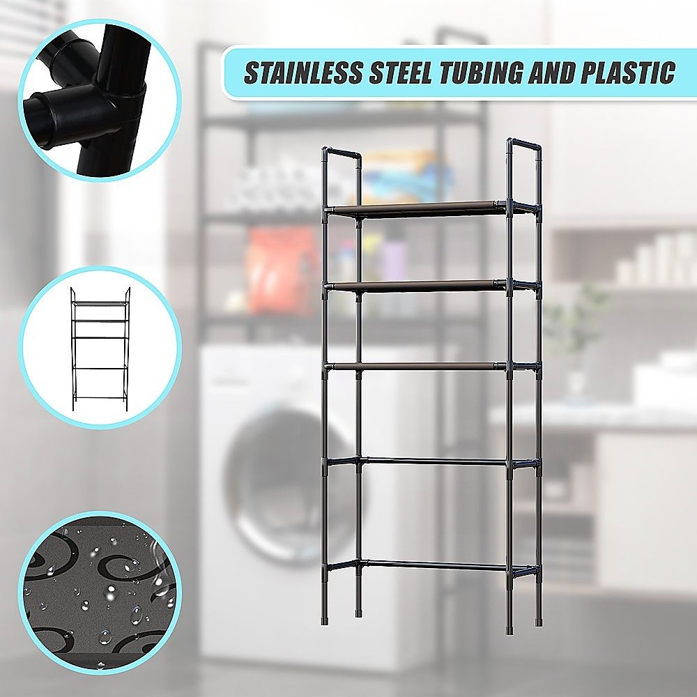 Storage Shelf 3 Tier Rack Portable Laundry Stand Unit Organiser V63-952211
