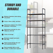 Storage Shelf 3 Tier Rack Portable Laundry Stand Unit Organiser V63-952211