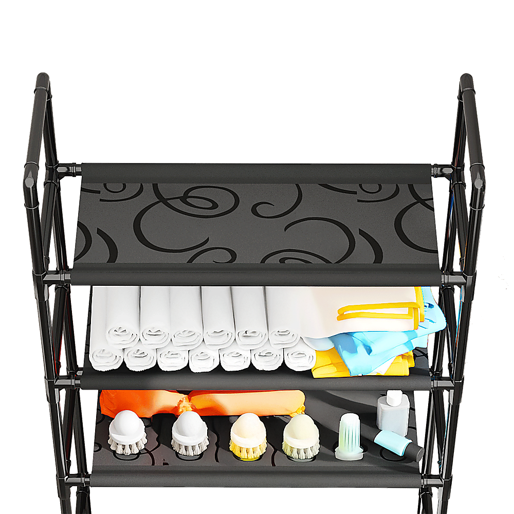 Storage Shelf 3 Tier Rack Portable Laundry Stand Unit Organiser V63-952211
