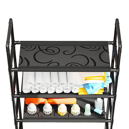 Storage Shelf 3 Tier Rack Portable Laundry Stand Unit Organiser V63-952211