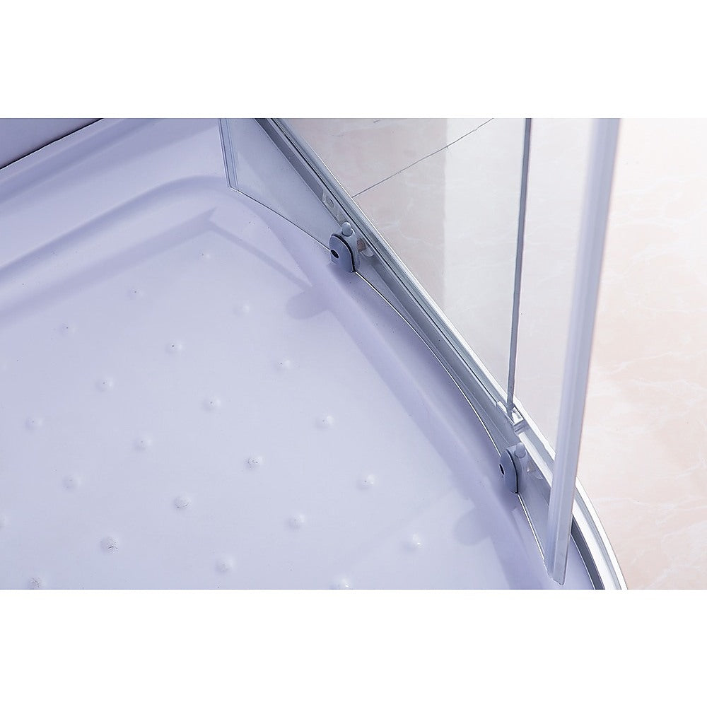 100x100cm Rounded Curved Shower Base in White V63-952261