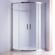 90x90cm Rounded Curved Shower Base in Black V63-952271