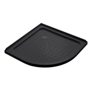 90x90cm Rounded Curved Shower Base in Black V63-952271