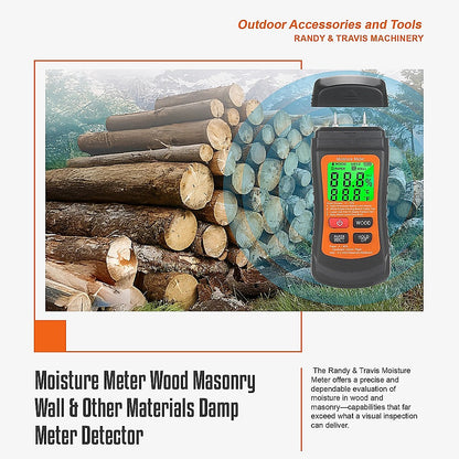 Moisture Meter Wood Masonry Wall & Other Materials Damp Meter Detector V63-952291