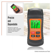 Moisture Meter Wood Masonry Wall & Other Materials Damp Meter Detector V63-952291