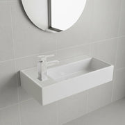 Small Compact Bathroom Cloakroom Hand Wash Basin Sink Ceramic Wall Hung V63-952321