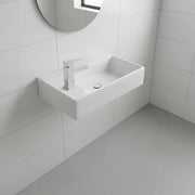 Small Compact Bathroom Cloakroom Hand Wash Basin Sink Ceramic Wall Hung V63-952321