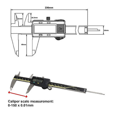 Scale Digital Caliper V63-952331
