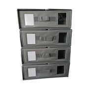 4PCS Foldable Bed Sheet Set Organizer Fabric Storage Bins with Handle Storage Box V63-952341