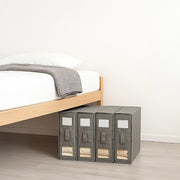 4PCS Foldable Bed Sheet Set Organizer Fabric Storage Bins with Handle Storage Box V63-952341