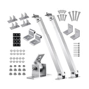 Adjustable Solar Panel Tilt Mount Brackets Kit - Roof, Ground & Boat Mounting System for Secure Installation V63-952361