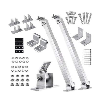 Adjustable Solar Panel Tilt Mount Brackets Kit - Roof, Ground & Boat Mounting System for Secure Installation V63-952361