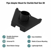 Pipe Adapter Mount for Starlink Roof Gen 3B - Pole Bracket for 1-2 Inch Mounting V63-952371